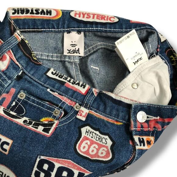 Hysteric Glamour x X-Girl AOP Pants - Picture 6 of 6